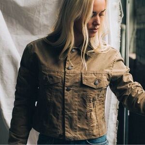 Imogene and Willie Waxed Cotton Cropped Jacket